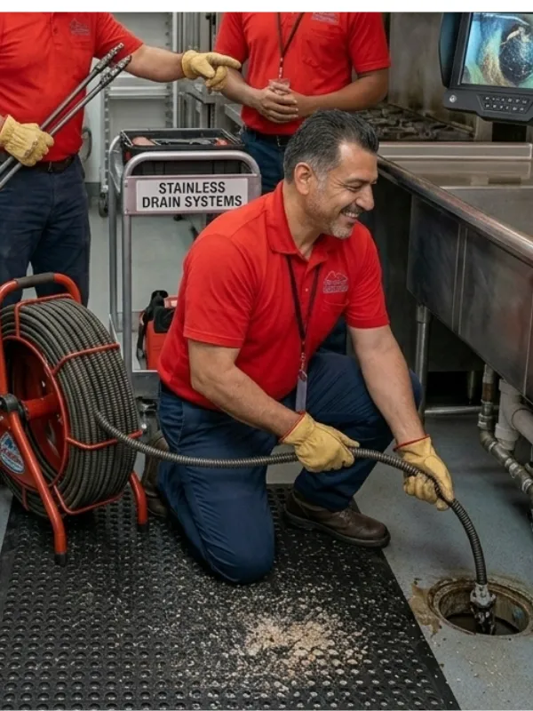Anaheim Plumbing sewer camera inspection project